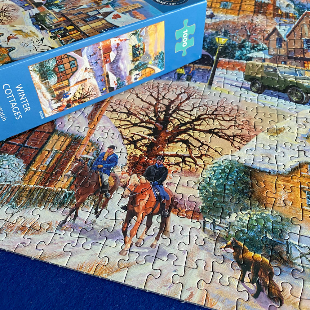 Winter Cottages – 1000 Piece Jigsaw Puzzle (Gibsons)