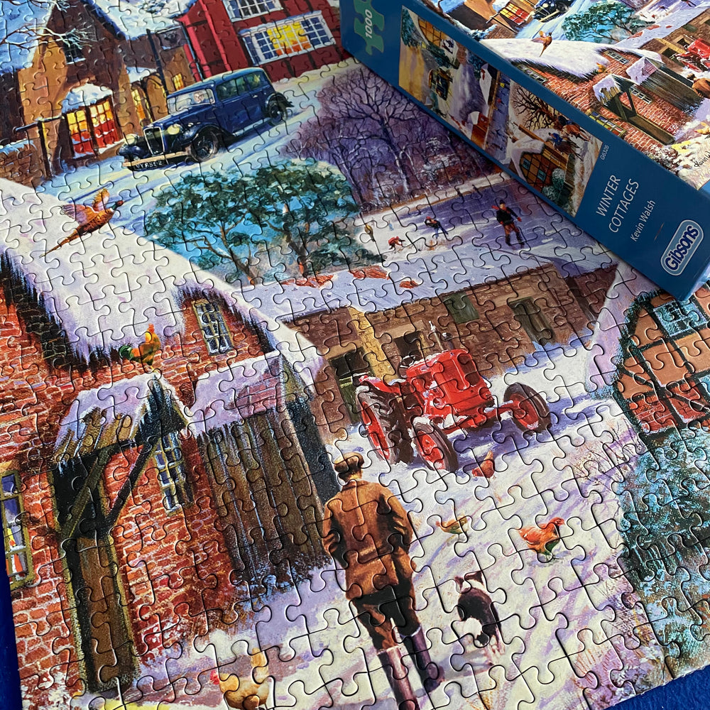 Winter Cottages – 1000 Piece Jigsaw Puzzle (Gibsons)