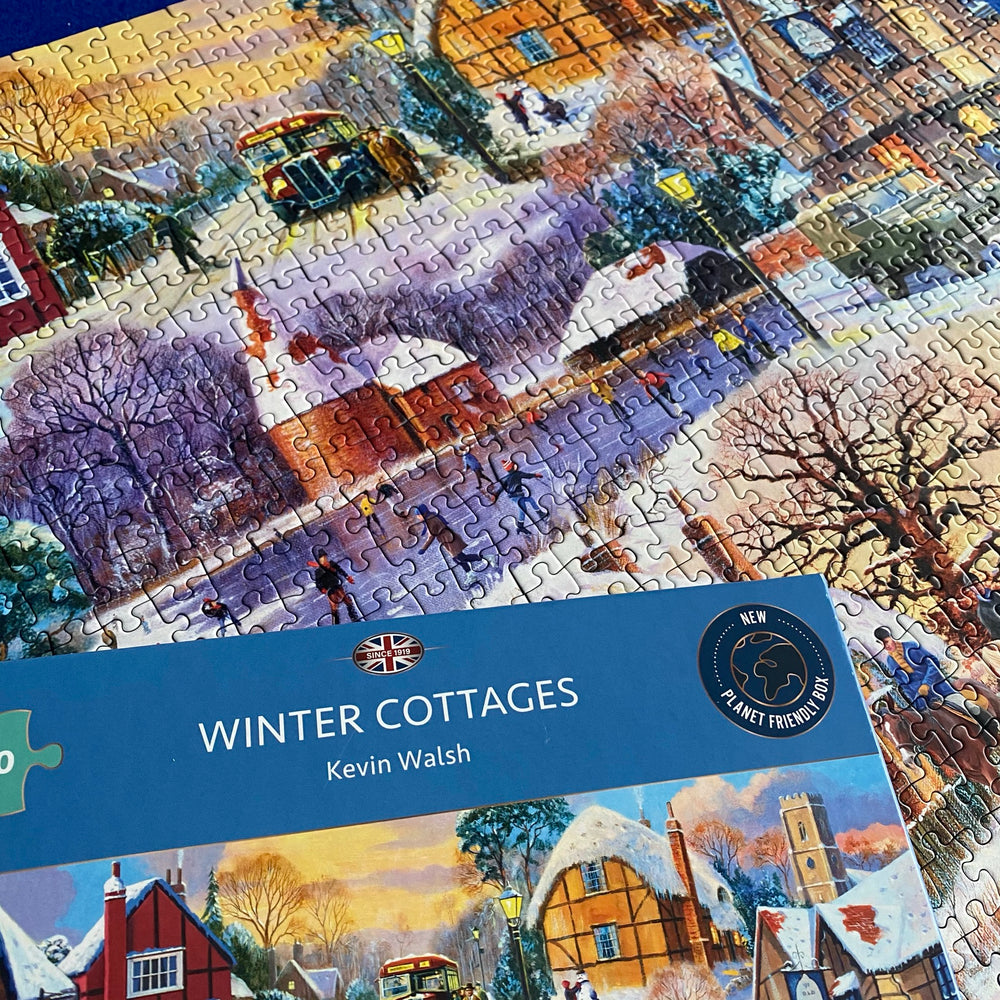 Winter Cottages – 1000 Piece Jigsaw Puzzle (Gibsons)