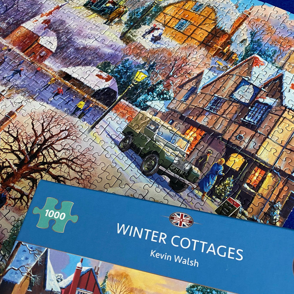 Winter Cottages – 1000 Piece Jigsaw Puzzle (Gibsons)
