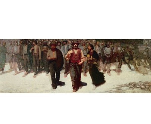 La Fiumana by Pellizza da Volpedo – 124 Piece Jigsaw Puzzle (Impronte Edizioni)