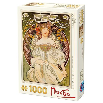 Dtoys - Alphonse Mucha : Daydream - 1000 Piece Jigsaw Puzzle