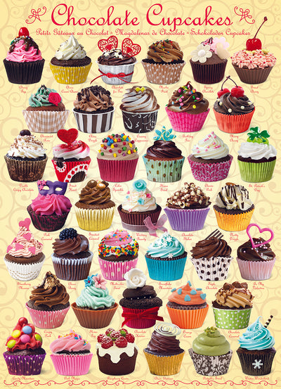 Chocolate Cupcakes – 1000 Piece Jigsaw Puzzle (Eurographics)