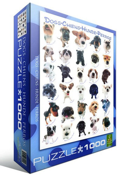 Dogs – 1000 Piece Jigsaw Puzzle (Eurographics) - Image 2