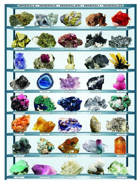 Minerals – 1000 Piece Jigsaw Puzzle (Eurographics)