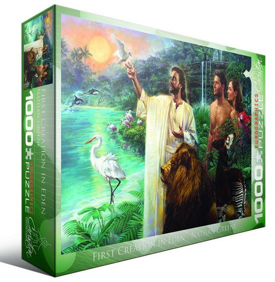 Creation in Eden – 1000 Piece Jigsaw Puzzle (Eurographics) - Completed Puzzle