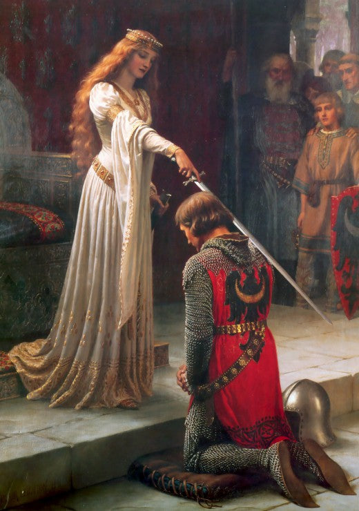 Grafika - Edmund Blair Leighton : L'Adoubement, 1901 - 1000 Piece Jigs ...