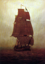 Segelschiff, 1815 by Caspar David Friedrich – 1000 Piece Jigsaw Puzzle (Grafika)