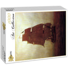 Segelschiff, 1815 by Caspar David Friedrich – 1000 Piece Jigsaw Puzzle (Grafika) - Completed Puzzle