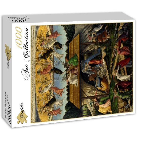 La Nativité Mystique, 1500-1501 by Botticelli Sandro – 1000 Piece Jigsaw Puzzle (Grafika)