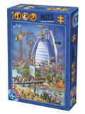 Cartoon Collection Burj Al Arab – 1000 Piece Jigsaw Puzzle (Dtoys)