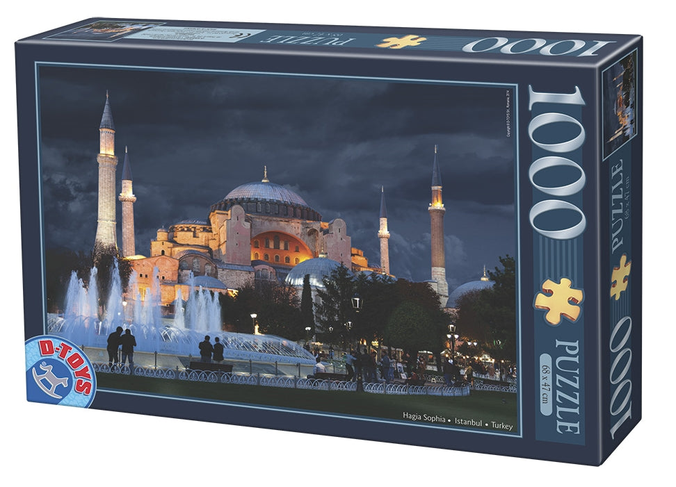 Hagia Sophia, Turkey – 1000 Piece Jigsaw Puzzle (Dtoys)