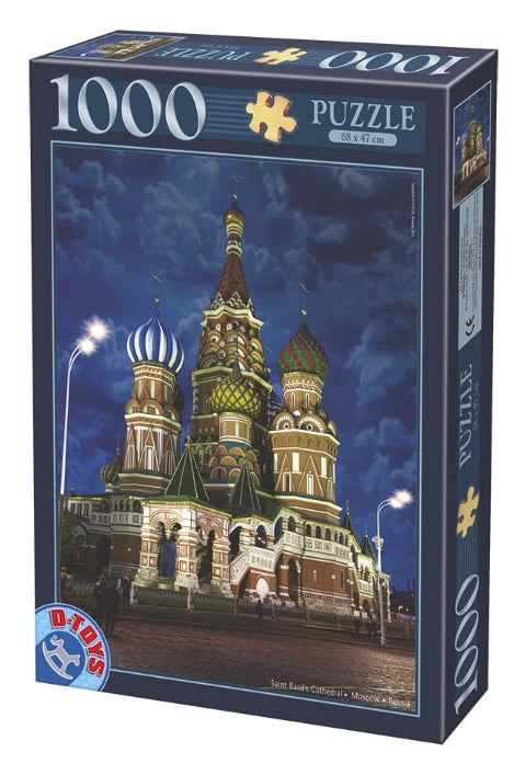 Saint Basil's Cathedral, Moscow, Russia – 1000 Piece Jigsaw Puzzle (Dtoys)