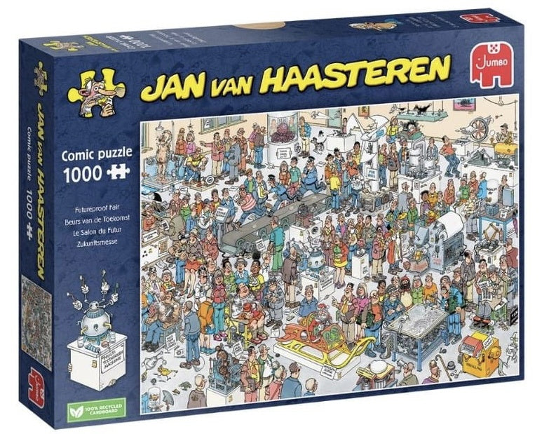 Futureproof Fair by Jan Van Haasteren – 1000 Piece Jigsaw Puzzle (Jan Van Haasteren)