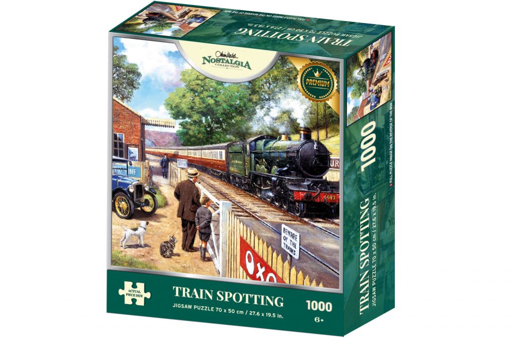 Kidicraft - Kevin Walsh - Train Spotting - 1000 Piece Jigsaw Puzzle