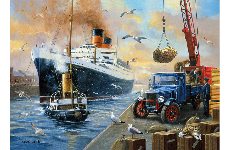 Entering Port by Kevin Walsh – 1000 Piece Jigsaw Puzzle (Kidicraft)