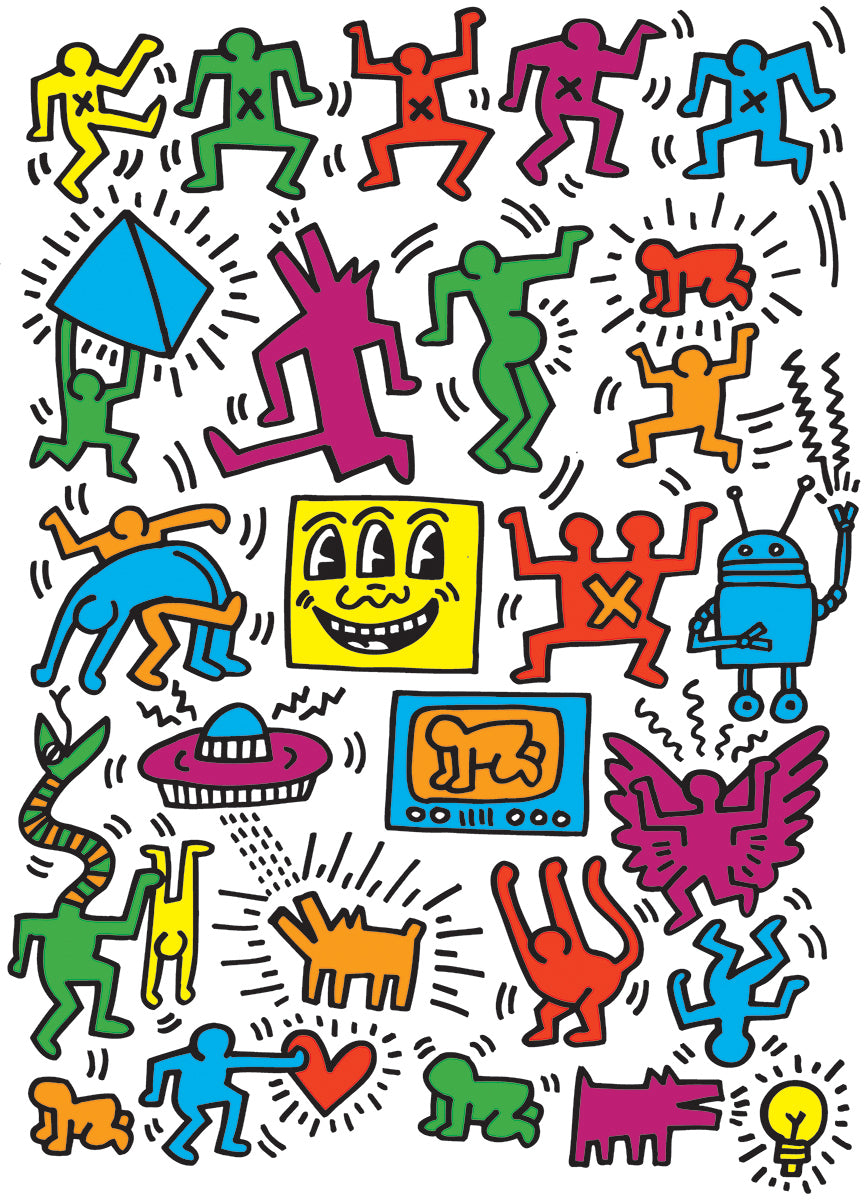 Collage by Keith Haring – 1000 Piece Jigsaw Puzzle (Eurographics)