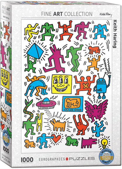 Eurographics - Keith Haring - Collage - 1000 piece jigsaw puzzle
