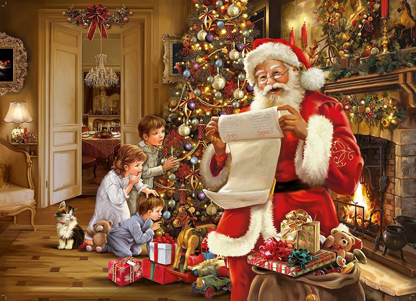 King Puzzle 05767 Christmas Santa List