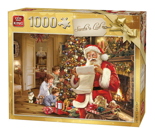 King Puzzle 05767 Christmas Santa List