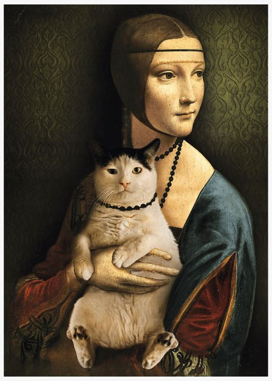 Trefl - Lady with a Cat - 1000 Piece Jigsaw Puzzle