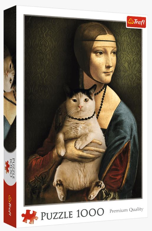 Trefl - Lady with a Cat - 1000 Piece Jigsaw Puzzle