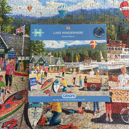 Gibsons - Lake Windermere - 1000 Piece Jigsaw Puzzle