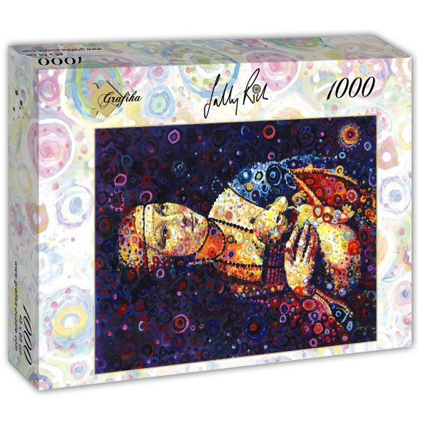 Lady with an Ermine by Leonardo da Vinci – 1000 Piece Jigsaw Puzzle (Grafika) - Completed Puzzle