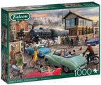 The Level Crossing – 1000 Piece Jigsaw Puzzle (Falcon De Luxe)