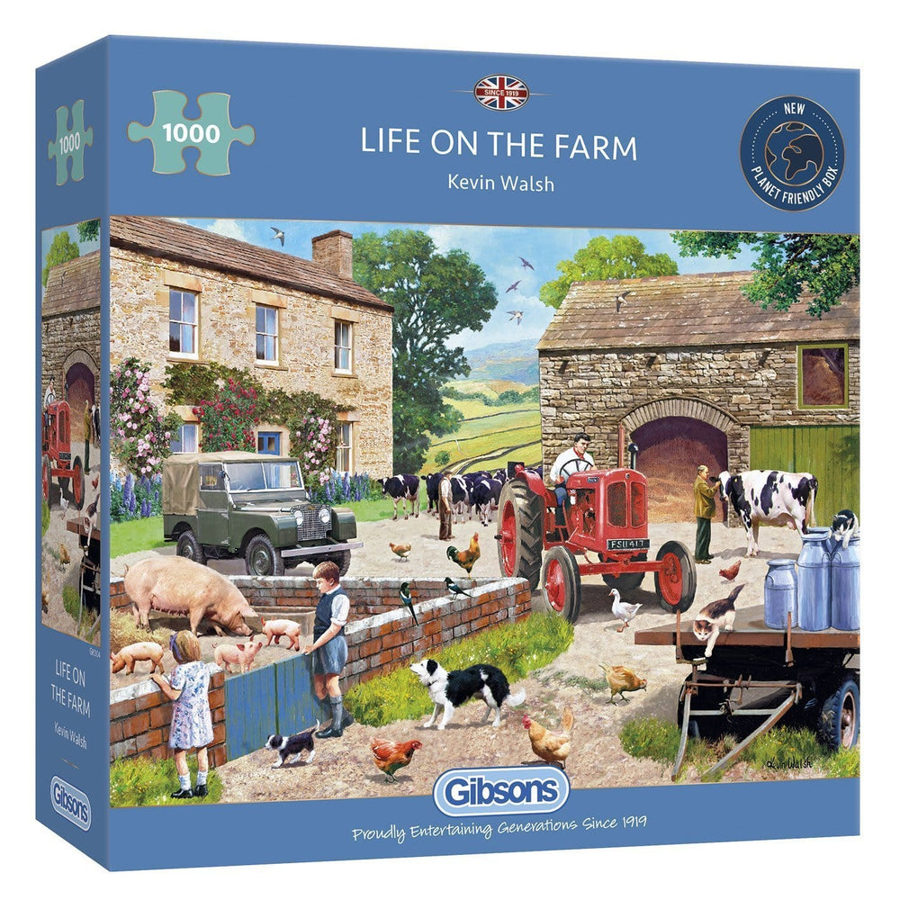 Gibsons - Life on the Farm- 1000 Piece Jigsaw Puzzle