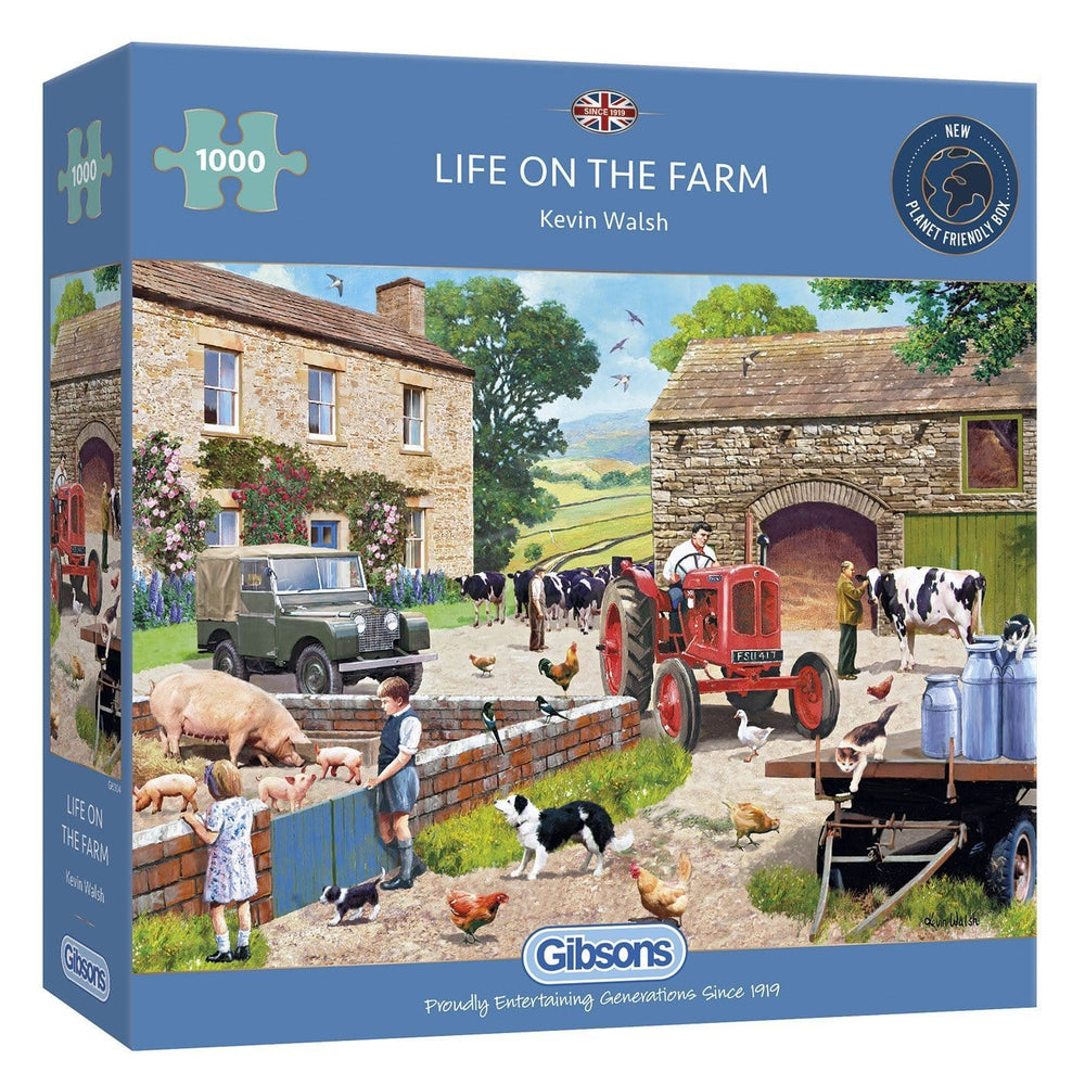 Life on the Farm – 1000 Piece Jigsaw Puzzle (Gibsons)