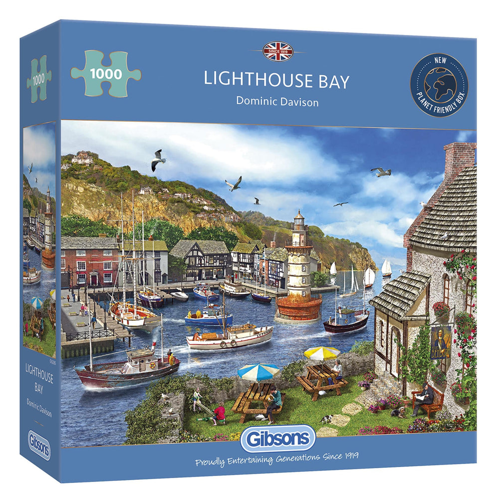 Lighthouse Bay – 1000 Piece Jigsaw Puzzle (Gibsons)