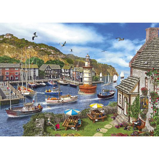 Gibsons - Lighthouse Bay - 1000 Piece Jigsaw Puzzle