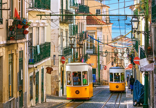 Castorland - Lisbon Trams, Portugal - 1000 Piece  Jigsaw Puzzle
