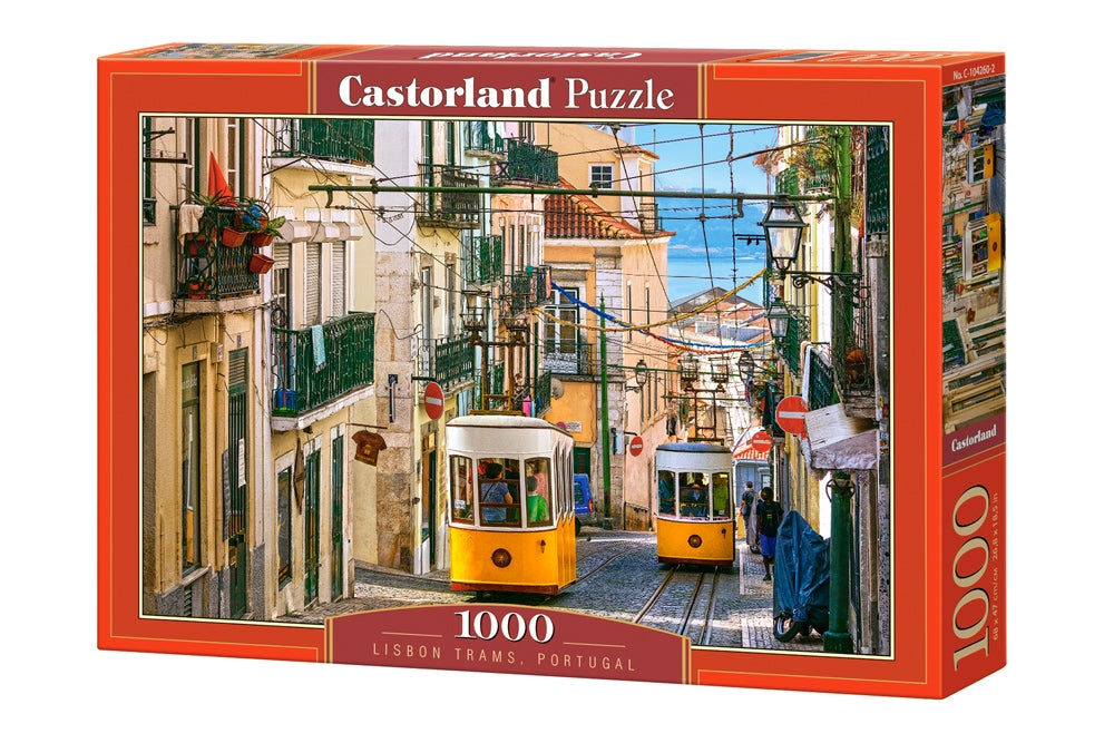 Castorland - Lisbon Trams, Portugal - 1000 Piece  Jigsaw Puzzle
