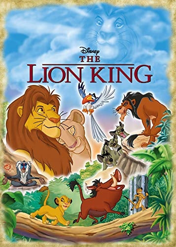 Jumbo - Disney Classic Collection The Lion King - 1000 Piece Jigsaw Puzzle