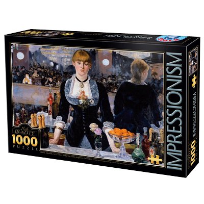 Bar of the Folies Bergeres by Manet – 1000 Piece Jigsaw Puzzle (Dtoys)