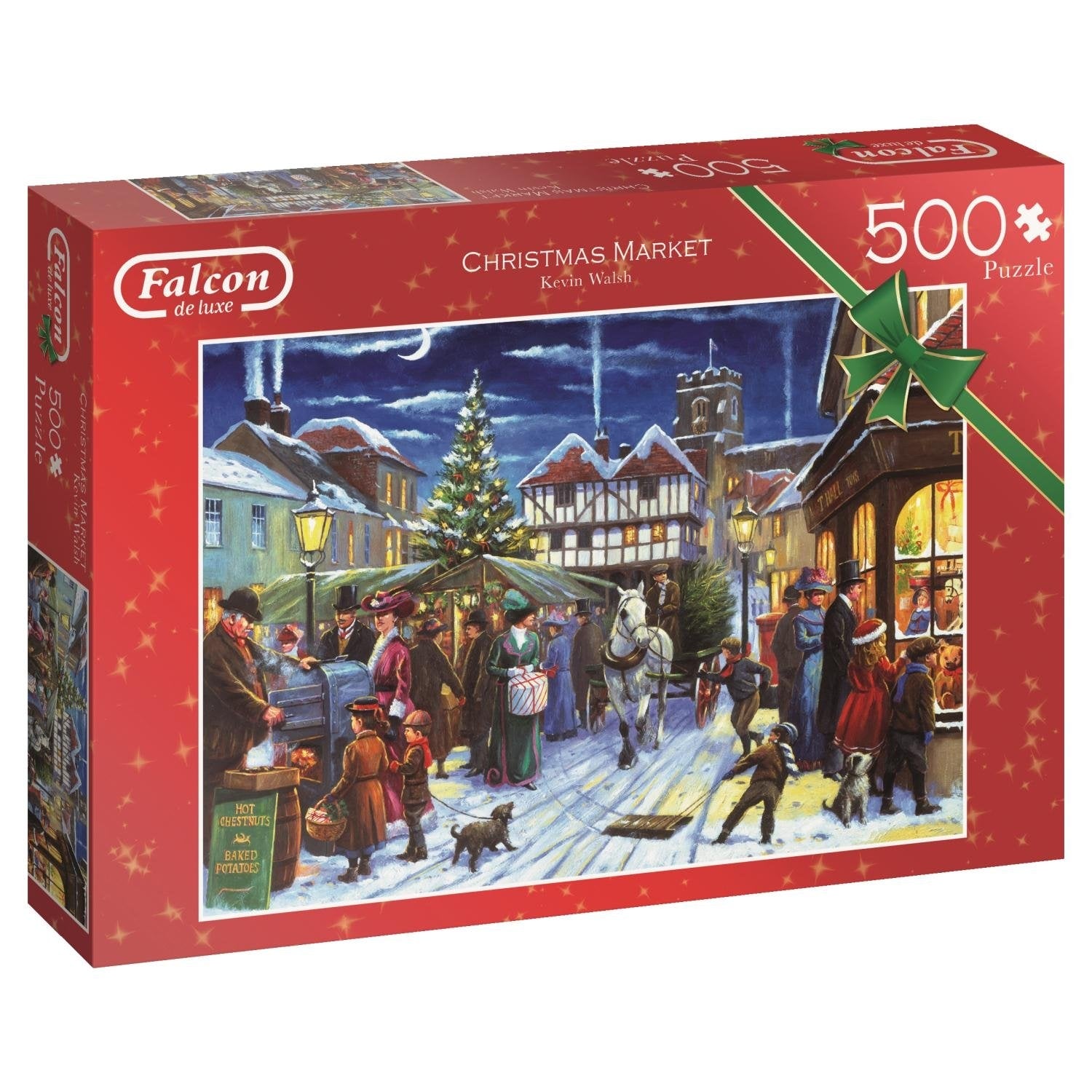 Christmas Market – 500 Piece Jigsaw Puzzle (Falcon De Luxe)