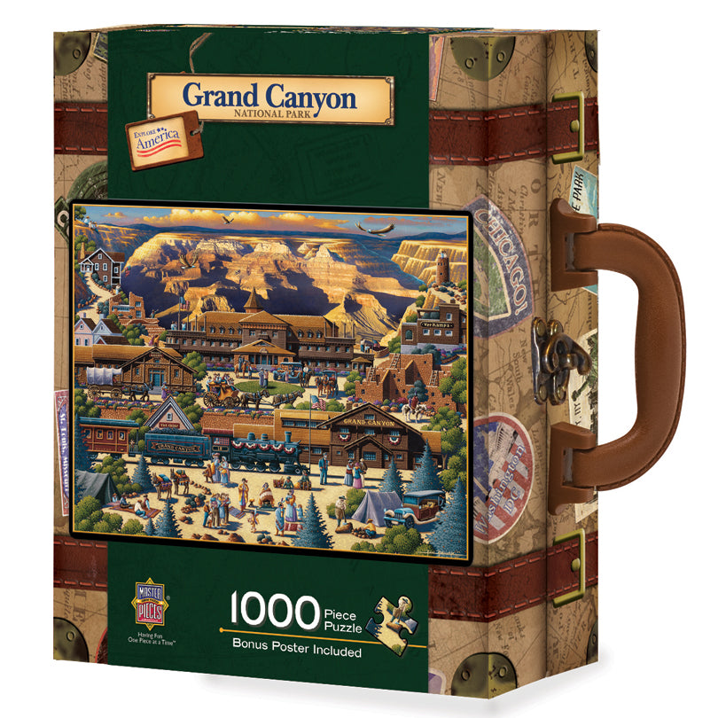Master Pieces 45118 Puzzle in Suitcase -Grand Canyon