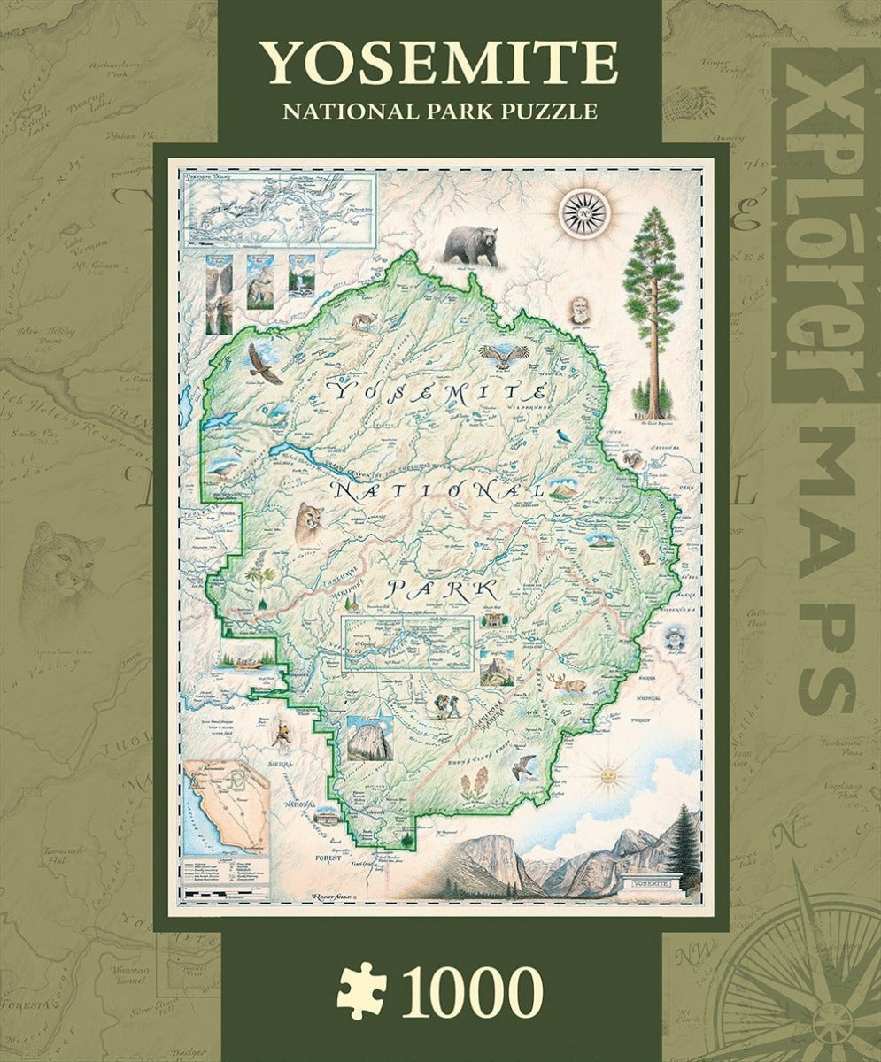 Master Pieces 71699 Xplorer Maps - Yosemite