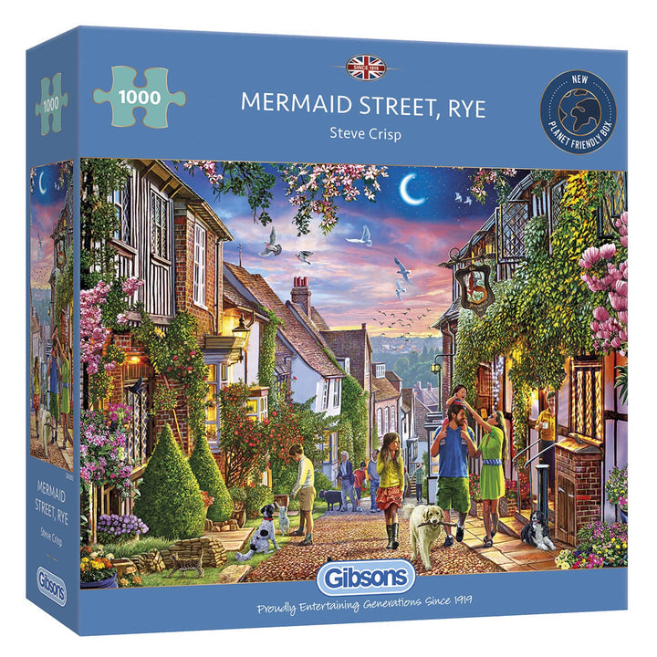 Mermaid Street, Rye – 1000 Piece Jigsaw Puzzle (Gibsons)