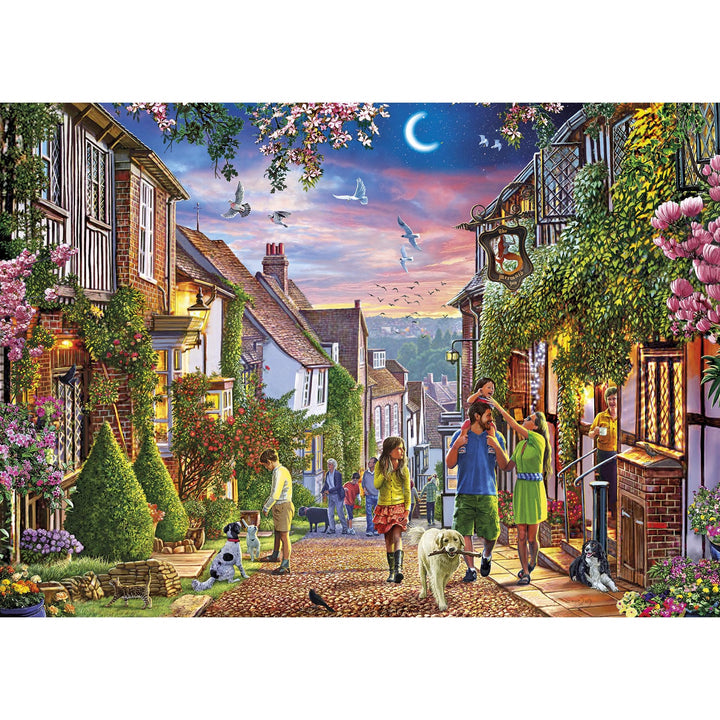 Mermaid Street, Rye – 1000 Piece Jigsaw Puzzle (Gibsons)