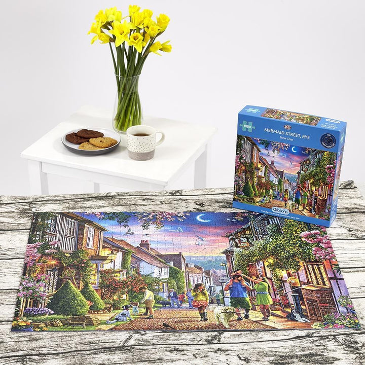 Mermaid Street, Rye – 1000 Piece Jigsaw Puzzle (Gibsons)