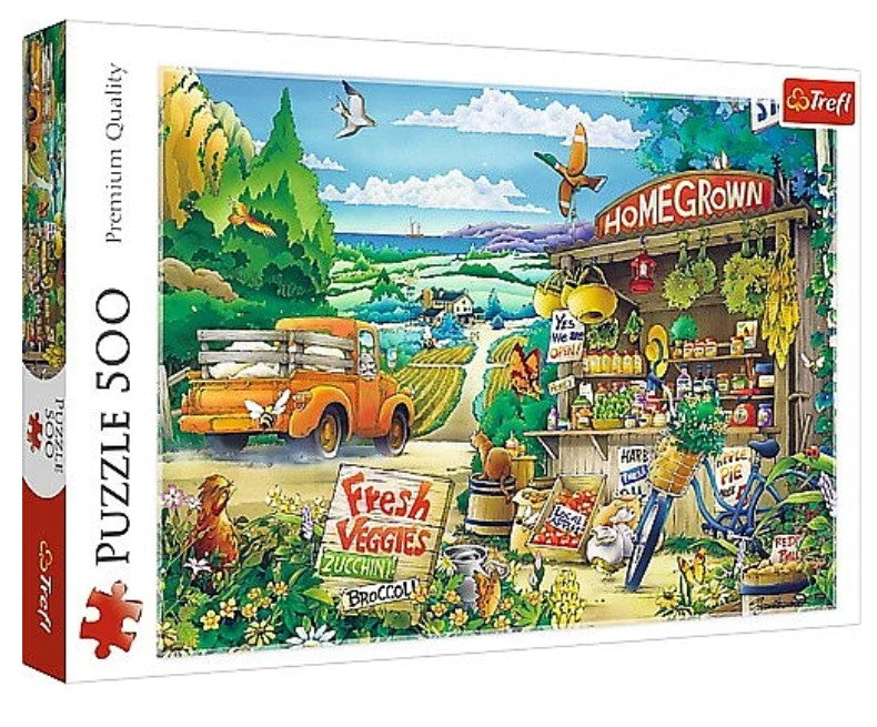 Trefl - Morning in the Countryside - 500 piece jigsaw puzzle