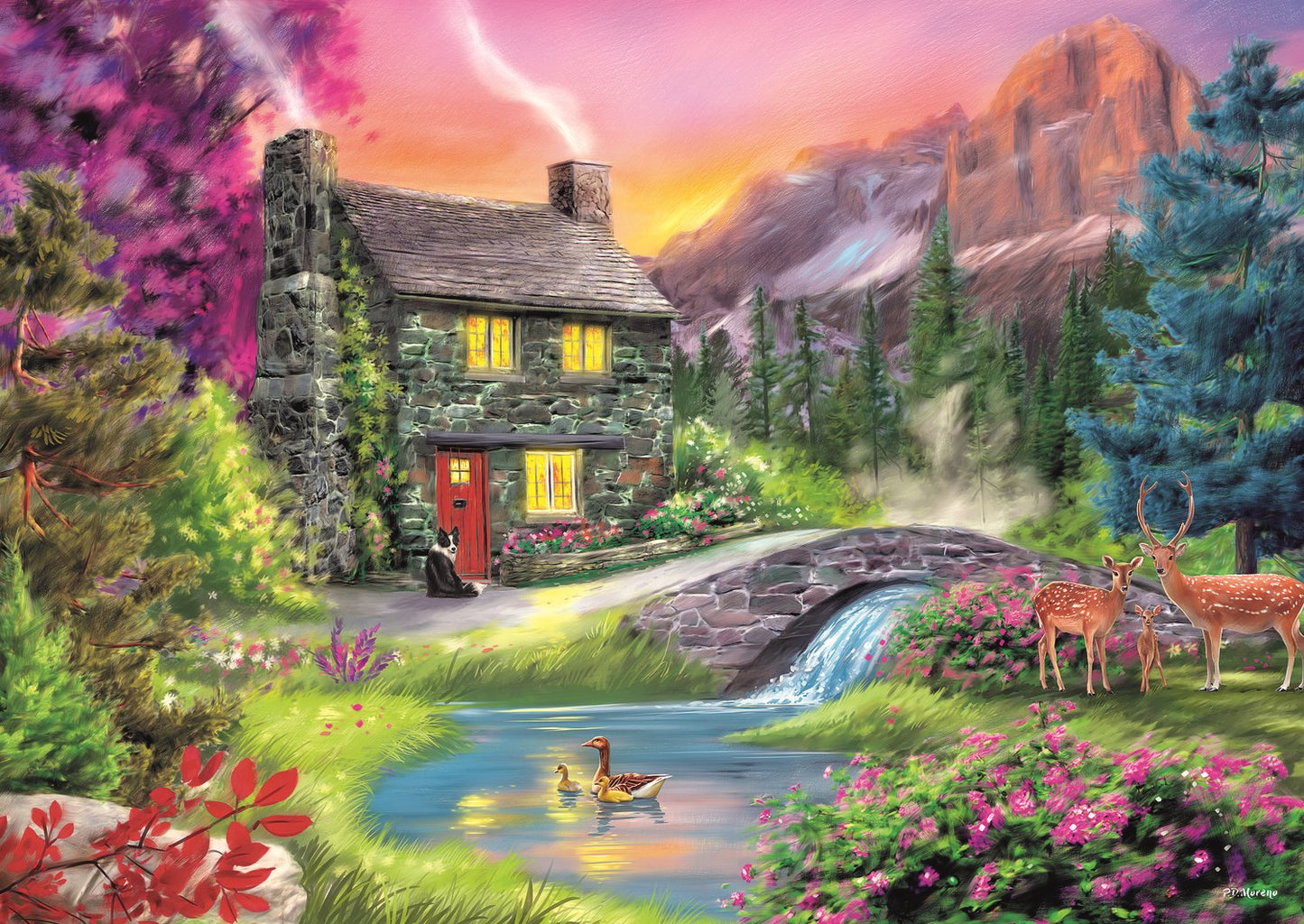 Trefl - Mountain Idyll - 500 piece jigsaw puzzle