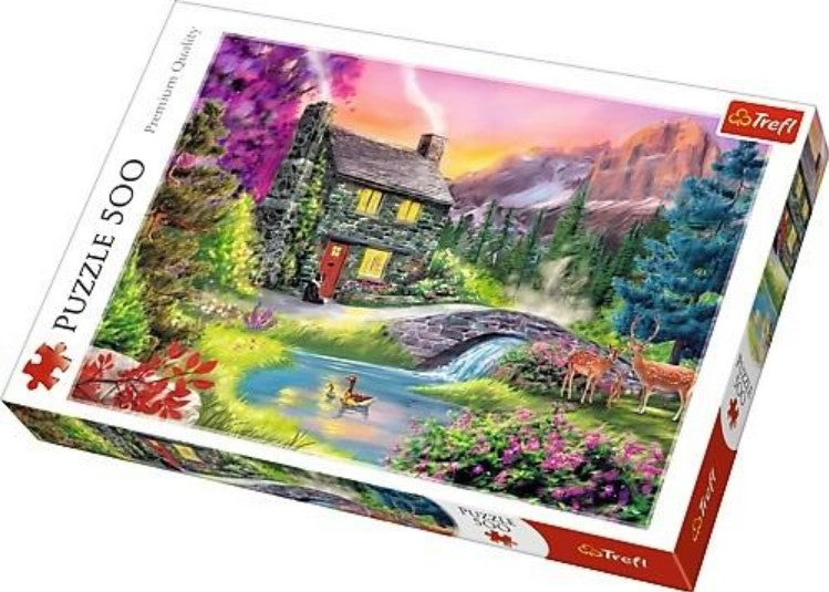 Trefl - Mountain Idyll - 500 piece jigsaw puzzle