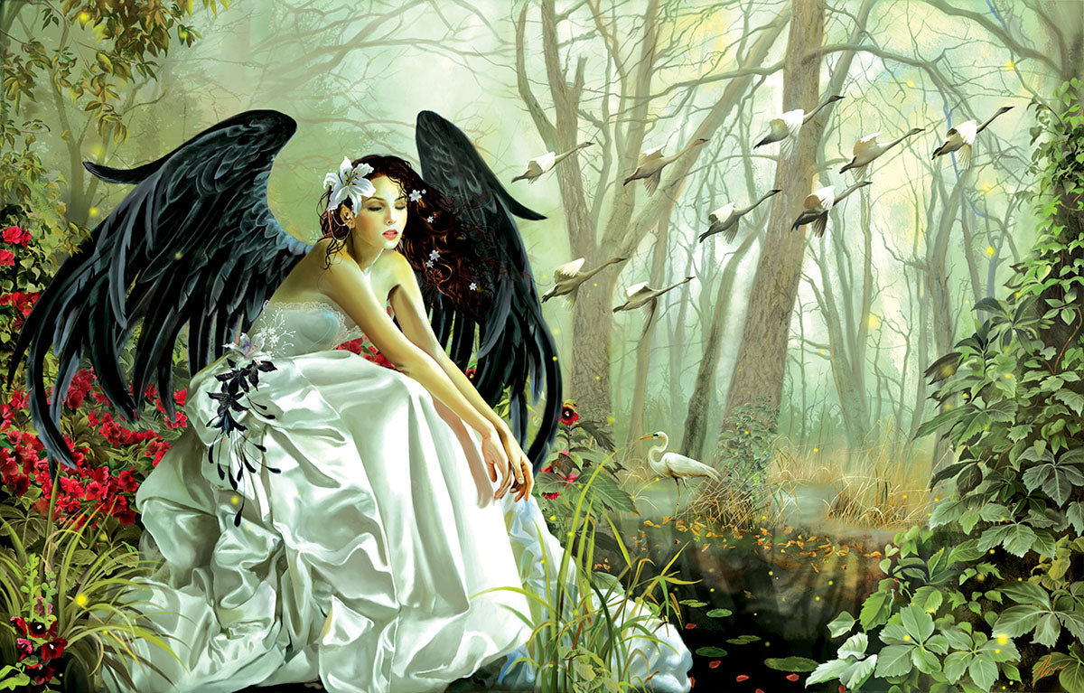 Swan Song by Nene Thomas – 67607 Piece Jigsaw Puzzle (Sunsout)