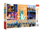 New York City – 1000 Piece Jigsaw Puzzle (Trefl Neon Color Line)