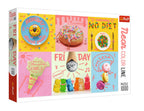 Sweet Week – 1000 Piece Jigsaw Puzzle (Trefl) - Completed Puzzle