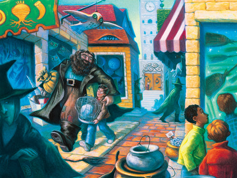 Diagon Alley – 500 XXL Piece Jigsaw Puzzle (New York Puzzle Company)